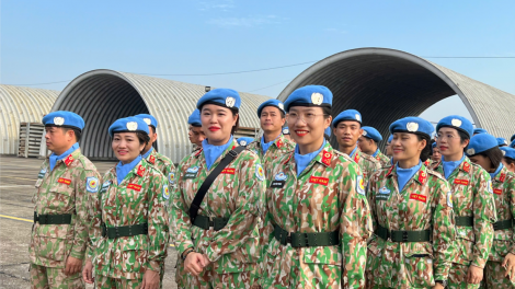 Lễ Xuất quân tham gia làm nhiệm vụ gìn giữ hòa bình Liên hợp quốc (24/9/2024)
