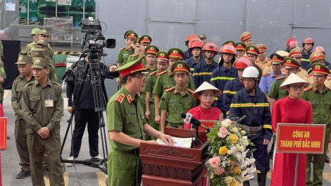 Diễn tập phương án chữa cháy tại công ty lớn nhất tỉnh Bắc Ninh (27/09/2024)