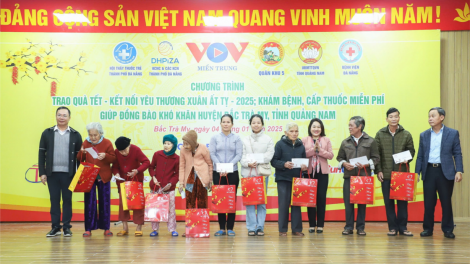 VOV miền Trung và các đơn vị đồng hành trao hơn 1.300 suất quà Tết tại tỉnh Quảng Nam (4/1/2025)
