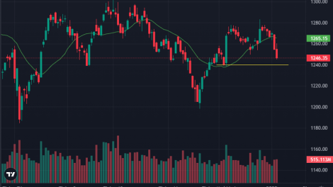 Sắc đỏ áp đảo thị trường, VN-Index lui về mốc 1,246 điểm (07/1/2025)