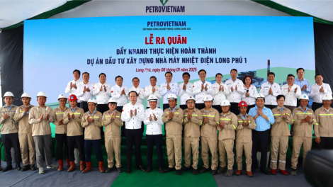Quyết tâm hoàn thành Dự án nhà máy nhiệt điện Long Phú 1 trước năm 2027 (6/1/2025)