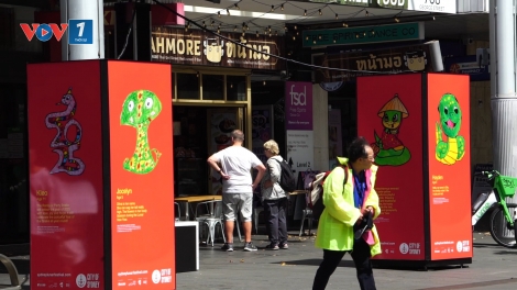 Thành phố Sydney trang hoàng đường phố đón năm mới Ất Tỵ