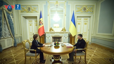 Tổng thống Moldova thăm Kiev tái khẳng định sự ủng hộ đối với Ukraine