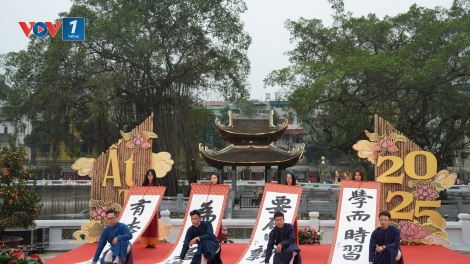 Hội chữ xuân Ất Tỵ : Không gian văn hoá hấp dẫn những ngày đầu xuân