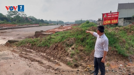Tuyến đường Sông Công- Núi Cốc có chậm tiến độ ?