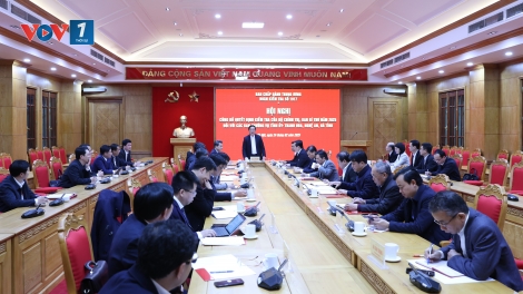 Công bố quyết định kiểm tra của Bộ Chính trị đối với các tỉnh Thanh Hoá, Nghệ An, Hà Tĩnh
