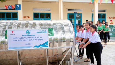 Dự án “Nước là Sự sống”: Hơn 10.000 người tại Ninh Thuận và Cà Mau được tiếp cận nước sạch