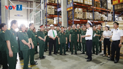 Đoàn Ban liên lạc truyền thống cựu chiến binh Quân đoàn 2 thăm Tổng công ty Tân cảng Sài Gòn