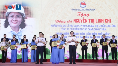 Tổng công ty Tân cảng Sài Gòn vinh danh hơn 400 người lao động tiêu biểu