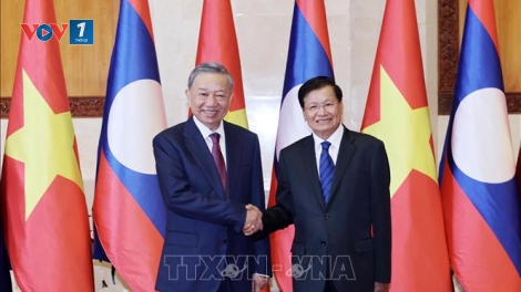 Điện mừng kỉ niệm 70 năm Ngày thành lập Đảng NDCM Lào