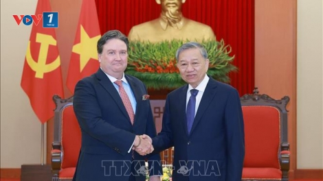 Tổng Bí thư Tô Lâm tiếp Đại sứ Hoa Kỳ Marc Knapper