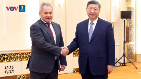 Chủ tịch Tập Cận Bình gặp Thư ký Hội đồng An ninh Nga Sergei Shoigu
