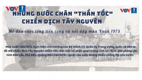 Những Bước chân "Thần tốc" chiến dịch Tây Nguyên-Mở đầu cuộc tổng tiến công và nổi dậy mùa Xuân 1975