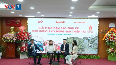 “Những cống hiến thầm lặng” năm 2025: Đảm bảo sinh kế cho người lao động sau thiên tai