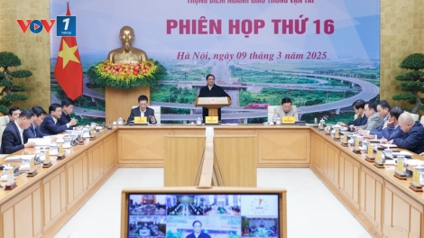 Thời sự 18h 9/3/2025: Thủ tướng chủ trì phiên họp Ban Chỉ đạo các dự án giao thông trọng điểm.