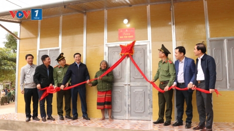 Bộ Công an khởi công xây dựng nhà ở tặng người nghèo tại Quảng Trị