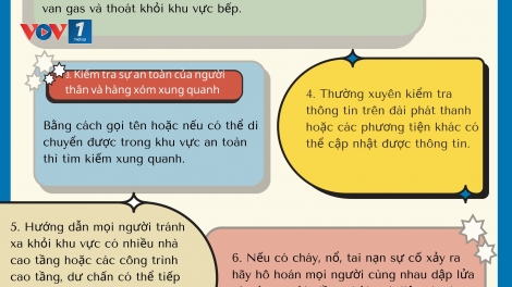 Cần làm gì để bảo vệ bản thân an toàn khi xảy ra động đất, dư chấn mạnh?