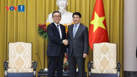 Chủ tịch nước Lương Cường tiếp Bộ trưởng Ngoại giao Hàn Quốc Cho Tae-yul
