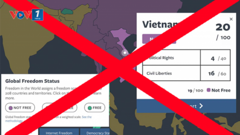 Freedom House lại tái diễn luận điệu xuyên tạc tự do và nhân quyền ở Việt Nam