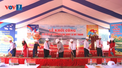 Bình Định khởi công xây dựng cầu vượt lũ Mỹ Thành