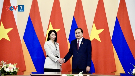 Chủ tịch Quốc hội Trần Thanh Mẫn tiếp Trưởng Nhóm Nghị sỹ hữu nghị Armenia - Việt Nam