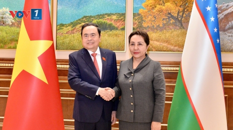 Chủ tịch Quốc hội Trần Thanh Mẫn hội đàm với Chủ tịch Thượng viện Cộng hòa Uzbekistan