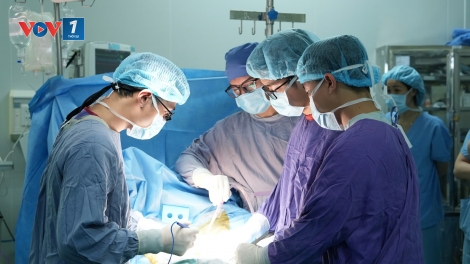 Quảng Ninh ghép tạng đồng thời cho hai bệnh nhân nam từ người hiến chết não