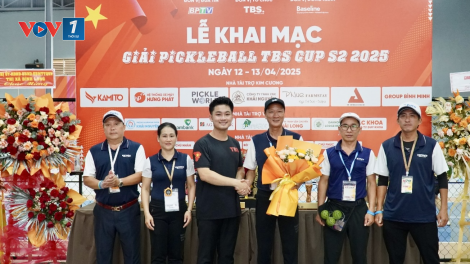 Mak và Andrew thắng trận bán kết đôi nam giải Pickleball TBS cup S2 2025