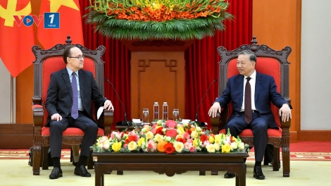 Tổng Bí thư Tô Lâm tiếp Đại sứ Liên bang Nga tại Việt Nam Gennady Bezdetko