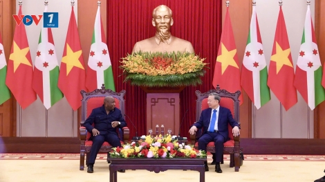Tổng Bí thư Tô Lâm tiếp Tổng thống nước Cộng hòa Burundi