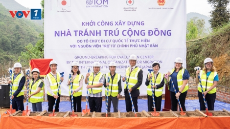 Nhật Bản và Tổ chức Di cư Quốc tế (IOM) chung tay hỗ trợ người dân vùng thiên tai