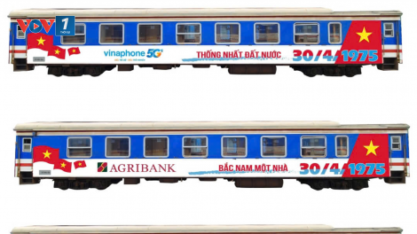 Tái hiện “Đoàn tàu Thống nhất” dịp 50 năm Thống nhất Đất nước