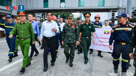 Đoàn Quân đội Việt Nam cứu hộ động đất ở Myanmar sắp về nước