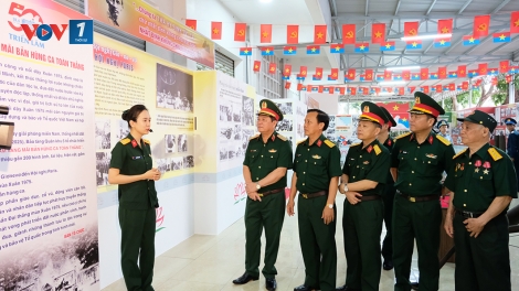 Quân khu 5: Triển lãm “50 năm vang mãi bản hùng ca toàn thắng”