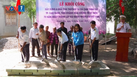 Lữ đoàn 957 khởi công xây dựng 6 ngôi nhà tình thương