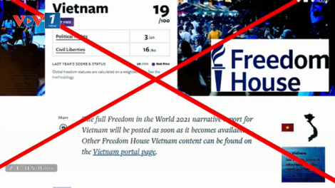 Freedom House lại tái diễn luận điệu xuyên tạc tự do và nhân quyền ở Việt Nam