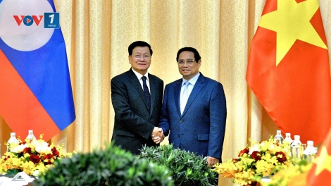 Thủ tướng Phạm Minh Chính tiếp Tổng Bí thư Lào Thongloun Sisoulith