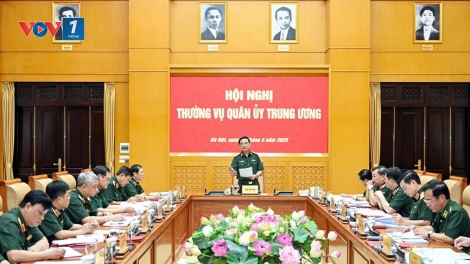 Đại tướng Phan Văn Giang chủ trì Hội nghị Thường vụ Quân ủy Trung ương