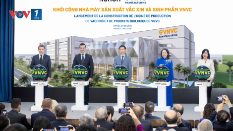 Khởi công nhà máy vắc xin và sinh phẩm VNVC (27/05/2025)