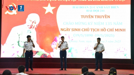 Hải đội 211 giao lưu nhân kỷ niệm 125 năm Ngày sinh nhật Bác
