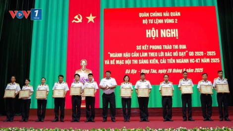 Vùng 2 Hải quân sơ kết phong trào thi đua “Ngành Hậu cần Quân đội làm theo lời Bác Hồ dạy”