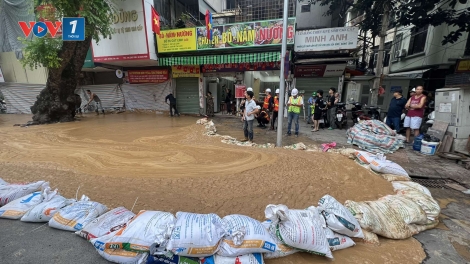 Thời sự 21h30 28/5/2025: Bùn trào khi thi công đường sắt đô thị Nhổn - ga Hà Nội đã được kiểm soát