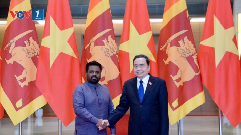 Chủ tịch Quốc hội Trần Thanh Mẫn hội kiến Tổng thống Sri Lanka
