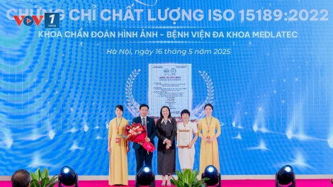 Bệnh viện đầu tiên ở nước ta đạt ISO I15189:2022 về chẩn đoán hình ảnh