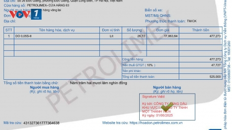 Từ 01/6/2025, Petrolimex sẽ áp dụng quy trình phát hành hóa đơn điện tử bán xăng dầu trên toàn quốc