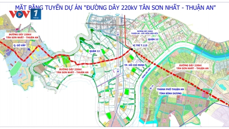Thủ tướng chấp thuận chủ trương đầu tư và nhà đầu tư Dự án đường dây 220kV Tân Sơn Nhất - Thuận An