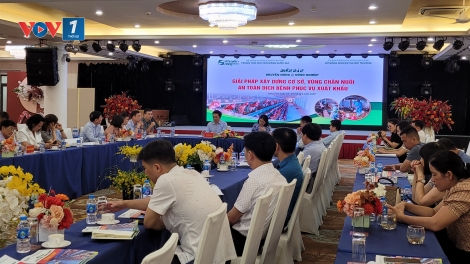Xây dựng cơ sở, vùng chăn nuôi an toàn dịch bệnh phục vụ xuất khẩu (06/05/2025)
