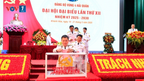 Đại hội đại biểu Đảng bộ Vùng 4 Hải quân lần thứ XII thành công tốt đẹp