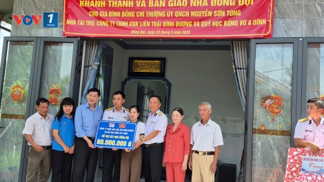 Vùng 2 Hải quân khánh thành, bàn giao Nhà đồng đội