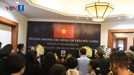 Lễ viếng và mở sổ tang nguyên Chủ tịch nước Trần Đức Lương tại Indonesia